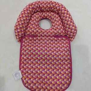 Boppy Infant Head Pink and Yellow Geometric